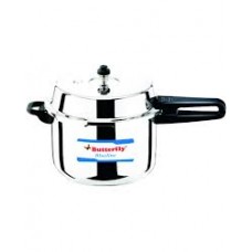 Butterfly Blue Line Stainless Steel Outer Lid Pressure Cooker, 7.5-Liter