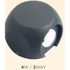 Watts Out Door Light 8W Citrine 4Way 