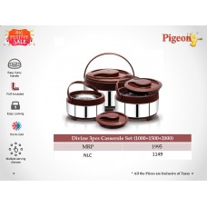 Divine 3Pcs Casserole Set (1000+1500+2000)BFS