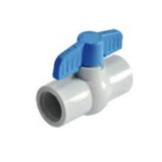 Watertec 20mm RPVC Ball Valve Plain Short Handle VL-301018