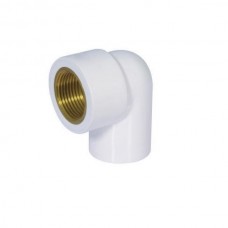 Parryware 1 x 1/2 inch UPVC Brass Elbow, PUF012015