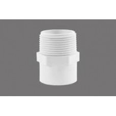 Parryware 1/2 inch UPVC Plastic Threaded Male Adapter, PUF010001