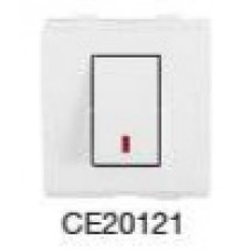 C&S Elusio 32A DP Switch With Indicator 2 Module