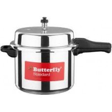 Butterfly Standard Aluminium Outer Lid Pressure Cooker, 10 Litre